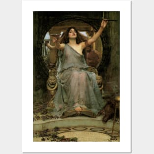 Circe Offering the Cup to Ulysses by John William Waterhouse Posters and Art